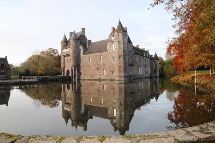 Le château de Trécesson, Bretagne, France