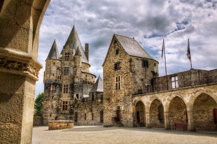 Le château de Vitré, Bretagne, France