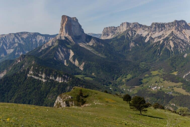 Le mont Aiguille en Isère, Auvergne-Rhône-Alpes