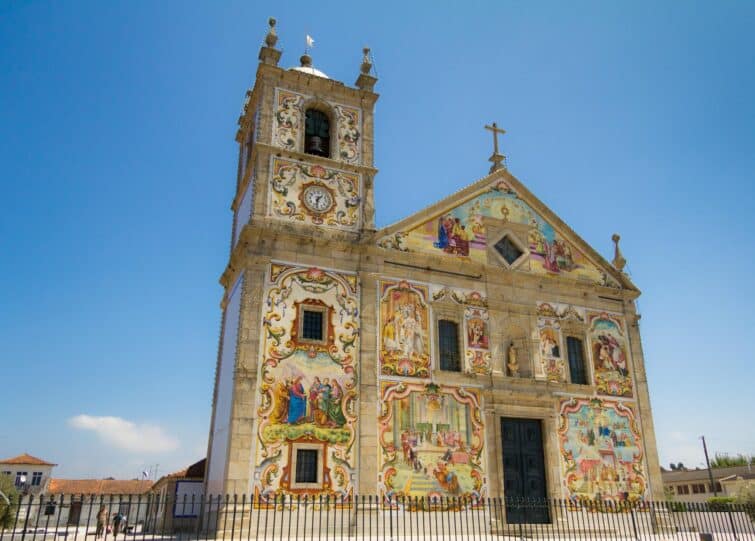 L'église de Válega au Portugal