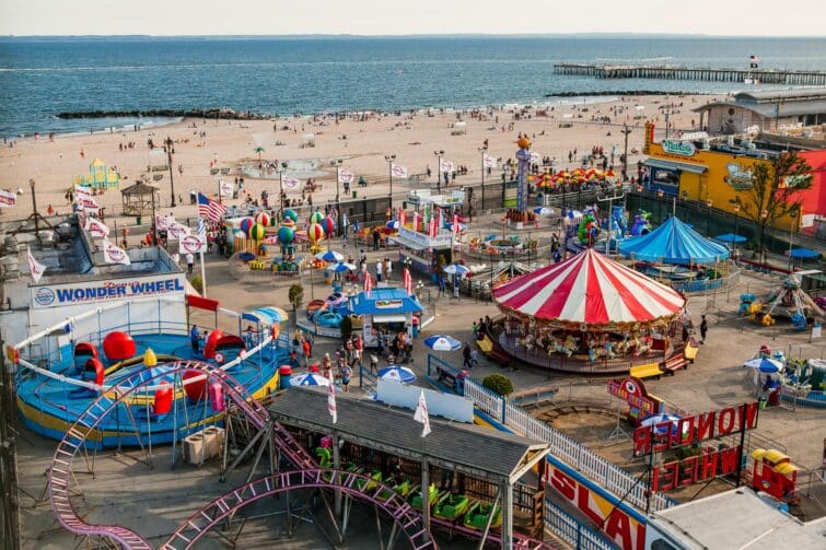Parc d'attractions de Coney Island, Brooklyn, New York, USA