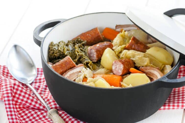 Auvergne stew made with cabbage, Auvergne-Rhône-Alpes