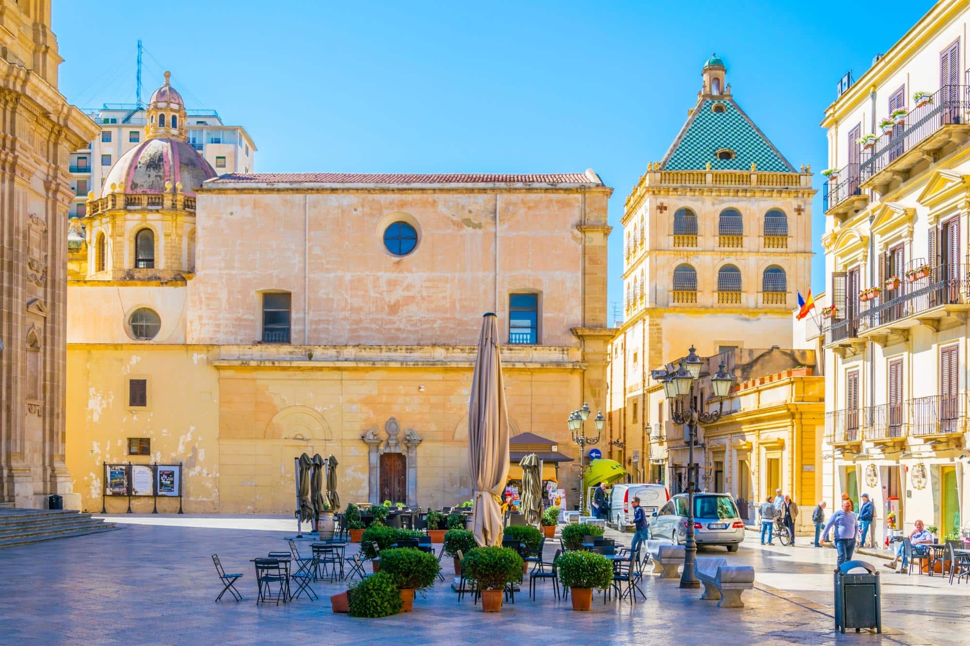 Terrasse sur la Loggie della Piazza à Marsala