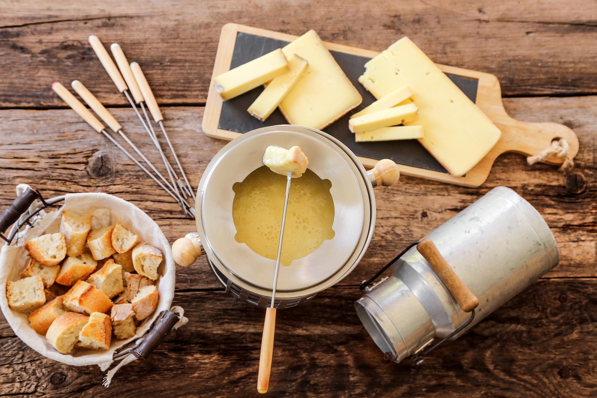 Une fondue savoyarde à partager, Auvergne-Rhône-Alpes