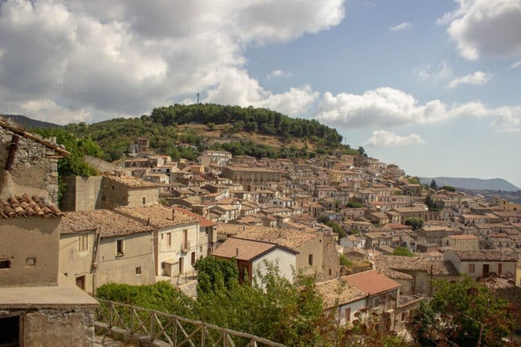 Village de Cerchiara di Calabria, Calabre, Italie