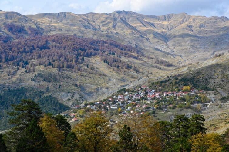 Village de montagne d'Etomilitsa, Grèce