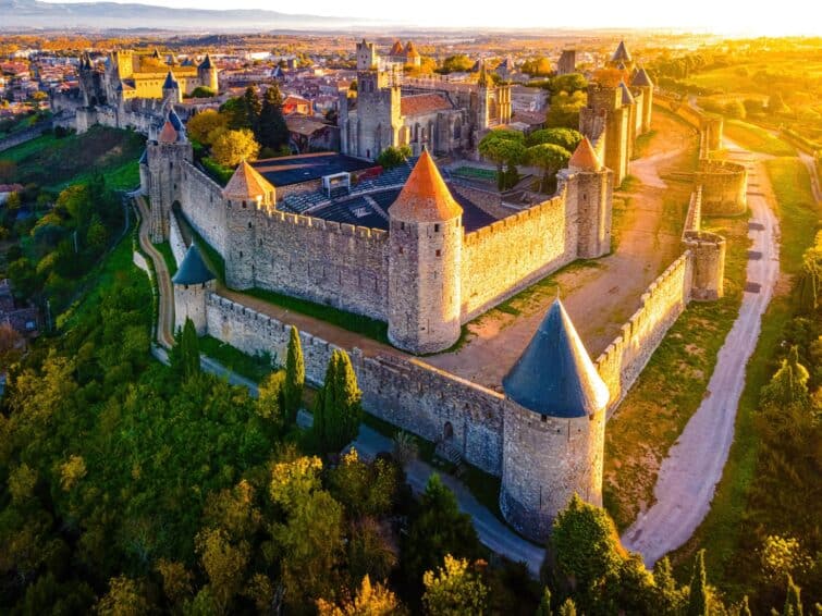 Ville fortifiée de Carcassonne, Aude, Occitanie