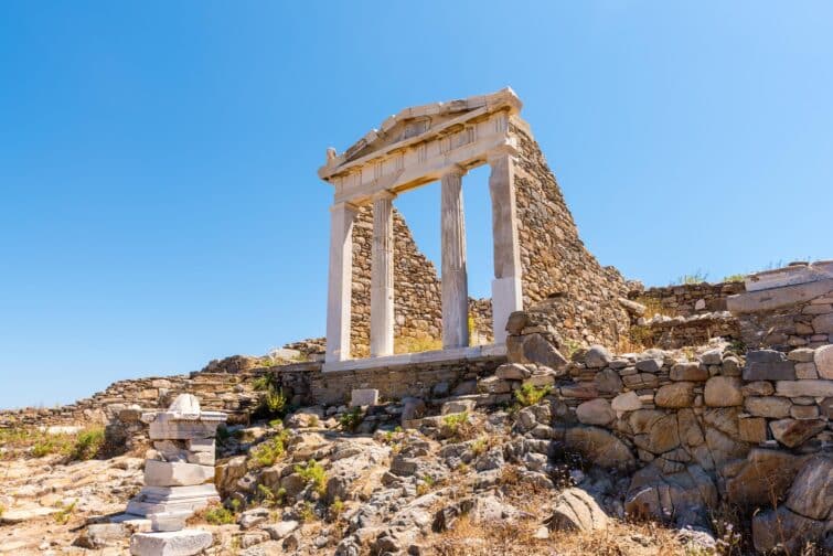 temple d'Isis sur le site archéologique de l'île de Delos