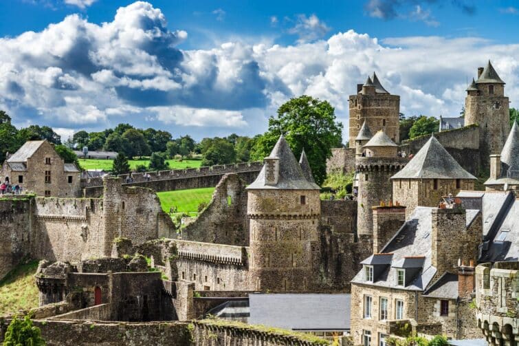 Château de Fougères en Bretagne