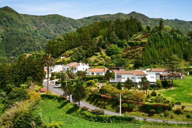 Furnas, un des villages des Açores