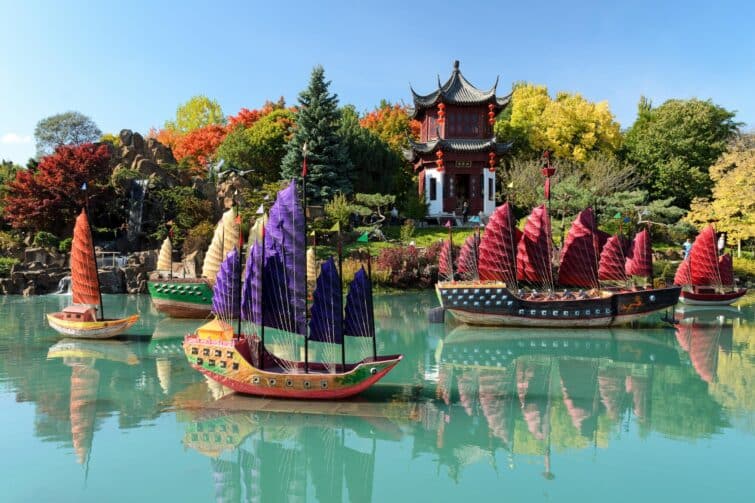 Jardin de Chine en automne, Montréal