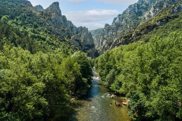 L'Aude et les gorges de Pierre de Lys, Occitanie