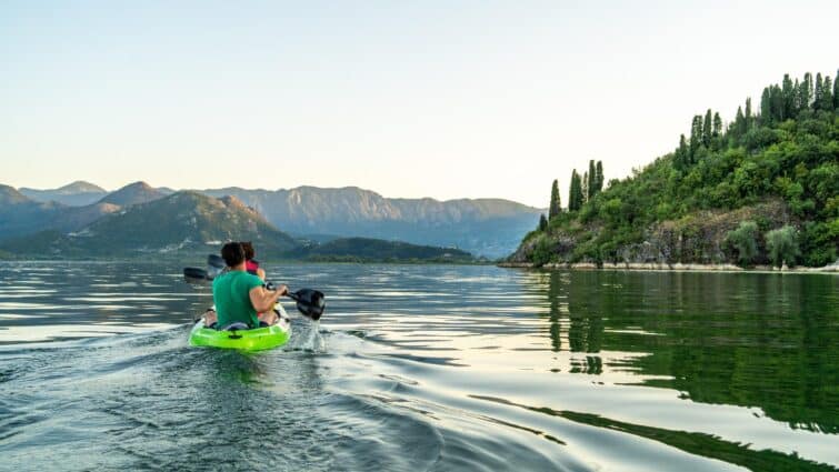 Le lac Skadar, Albanie