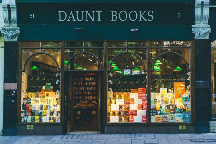 Librairie Daunt Books à Londres