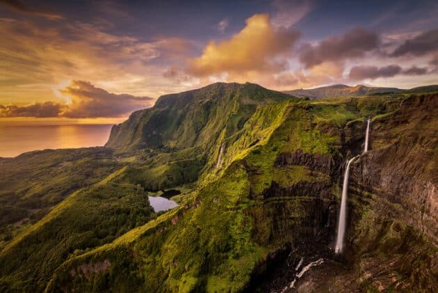 Paysages des îles des Açores