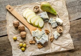 Plateau fromage, bleu, noix et poire, Auvergne-Rhône-Alpes
