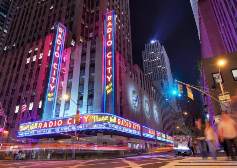 Radio City Music Hall de nuit