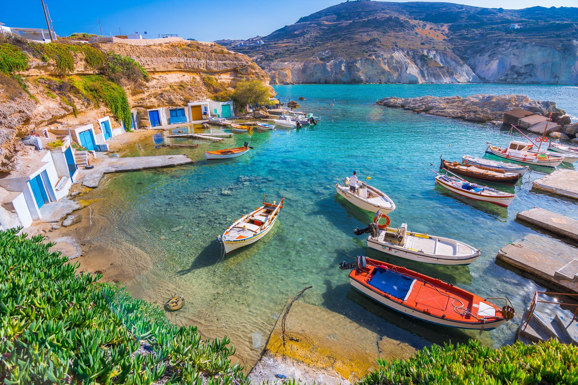 Village de pêcheurs de Mandrakia, Grèce