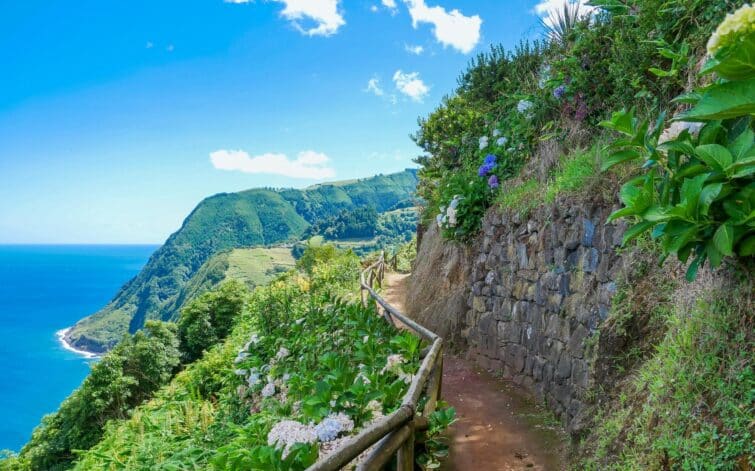 Vue depuis Ponta da Madrugada, São Miguel, Açores