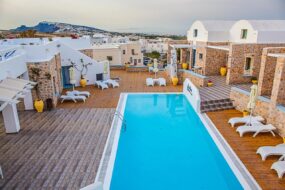 hotel vue caldeira santorin