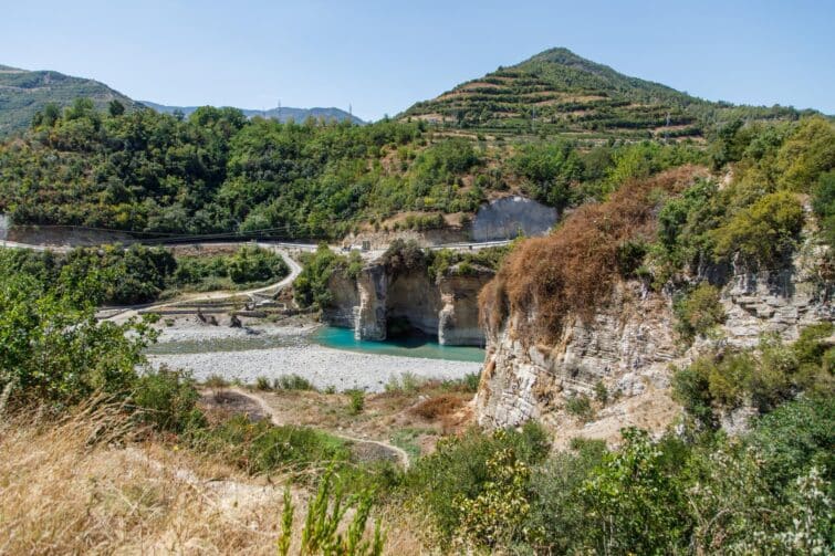 Canyon de la rivière Osumi en Albanie
