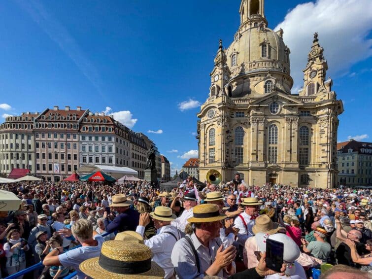 Festival Dixieland dans les rues de Dresde