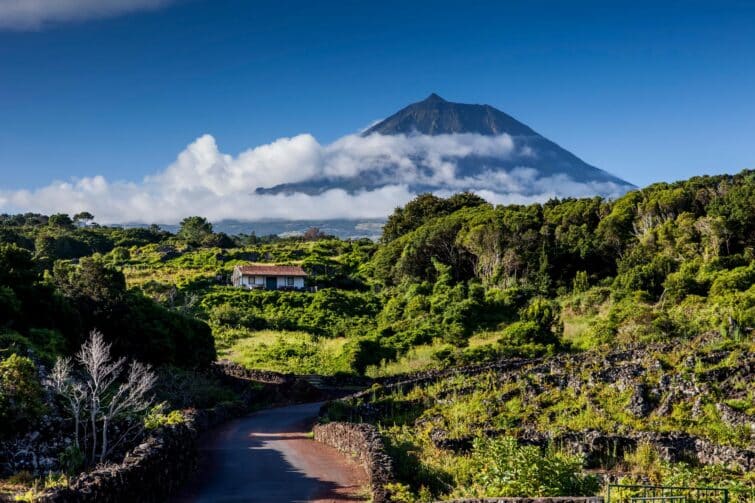 La montagne du Pico, point culminant des Açores