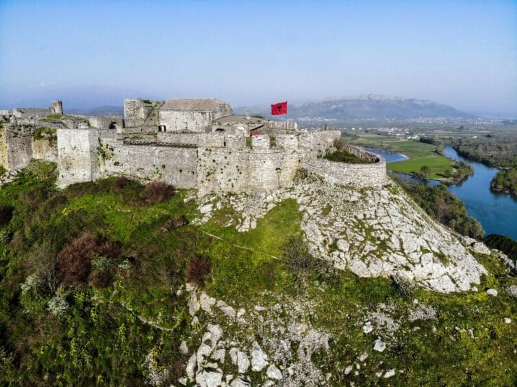 Le château de Rozafa à Shkodra