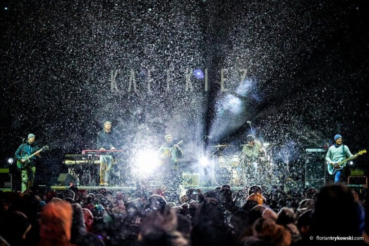 Un concert sous la neige au BERGFESTival en Autriche