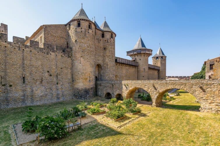 Vue sur la cité médiévale de Carcassonne