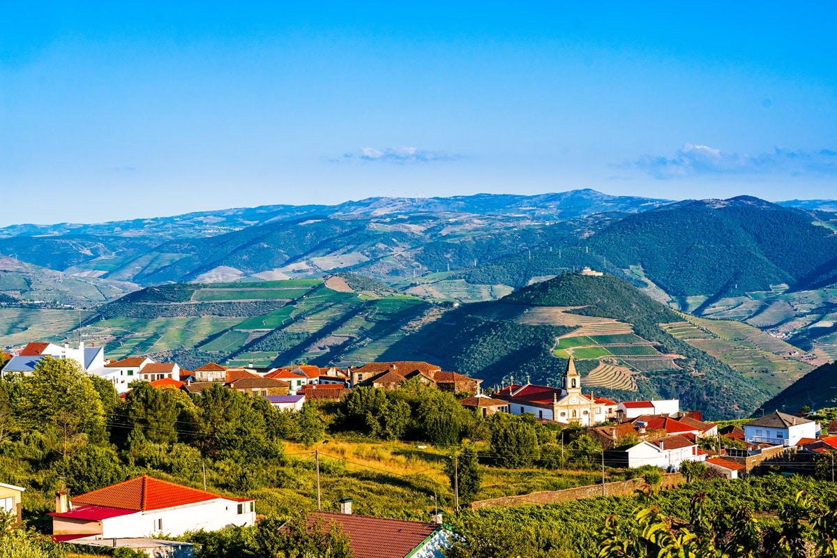 Village viticole dans la vallée du Douro, près de Porto