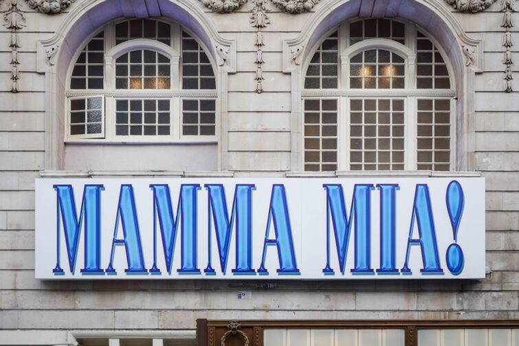 Affiche Mamma Mia à Londres