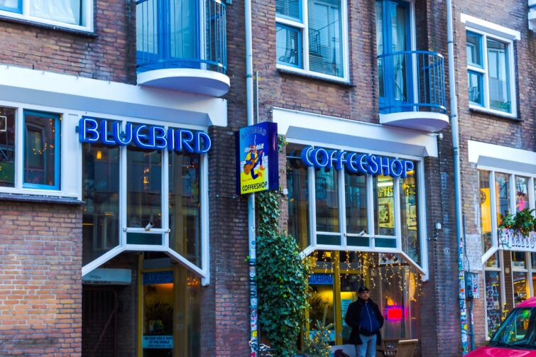 Coffee-shop le Bluebird à Amsterdam