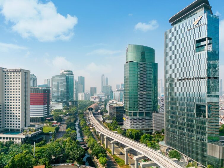 Grattes-ciel à Jakarta, Indonésie