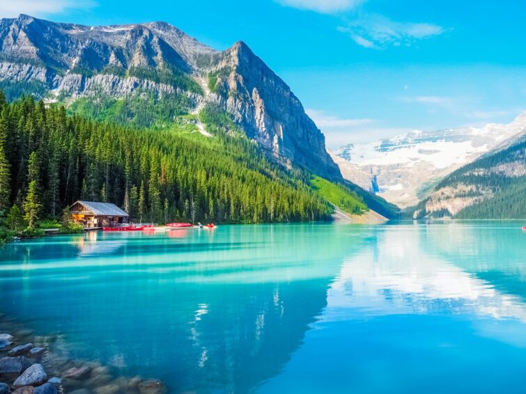 Lac Louise dans le parc national Banff, Canada