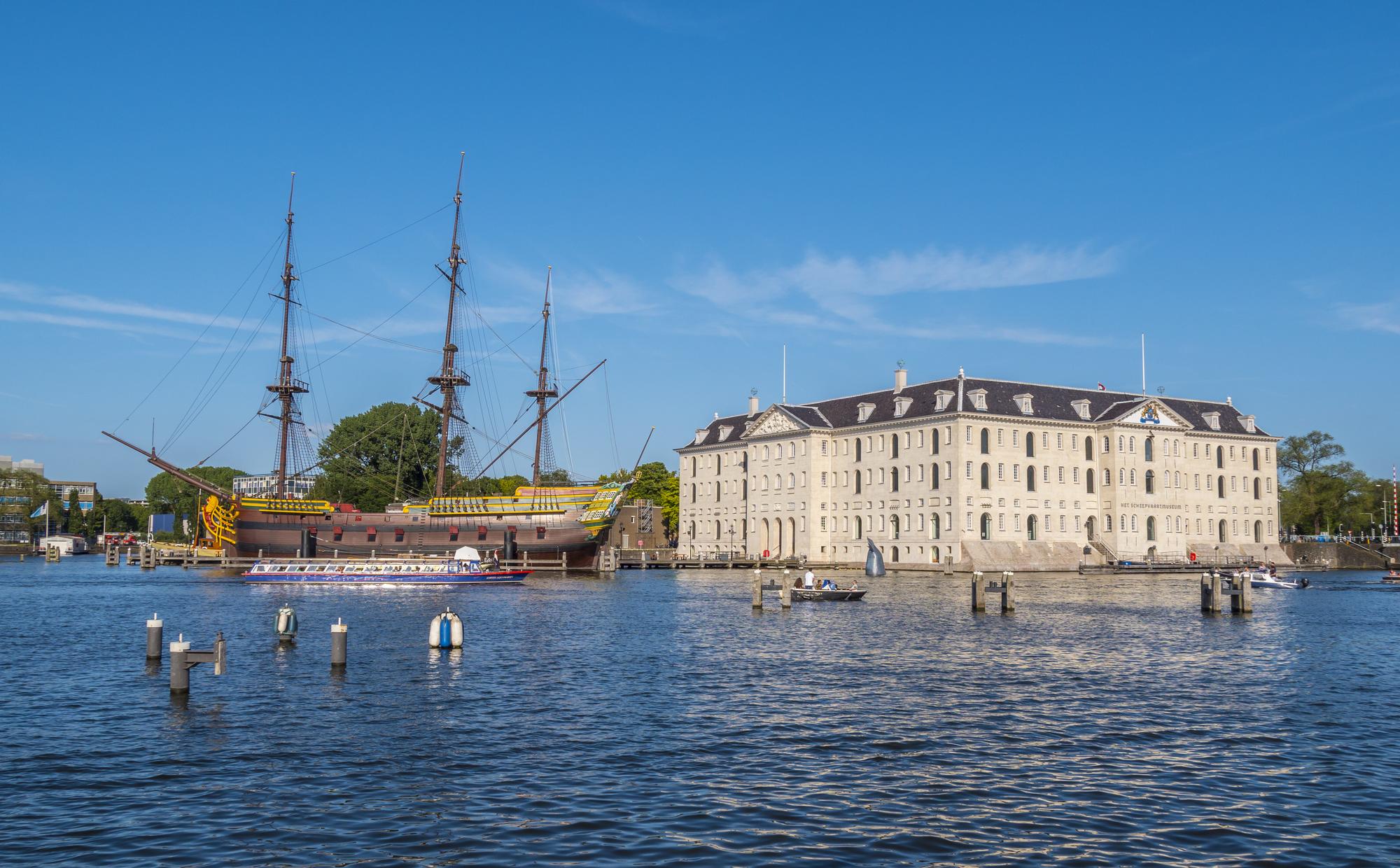 Le musée maritime national à Amsterdam, Pays-Bas