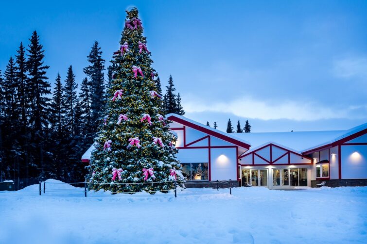 Maison du Père Noël à North Pole aux États-Unis
