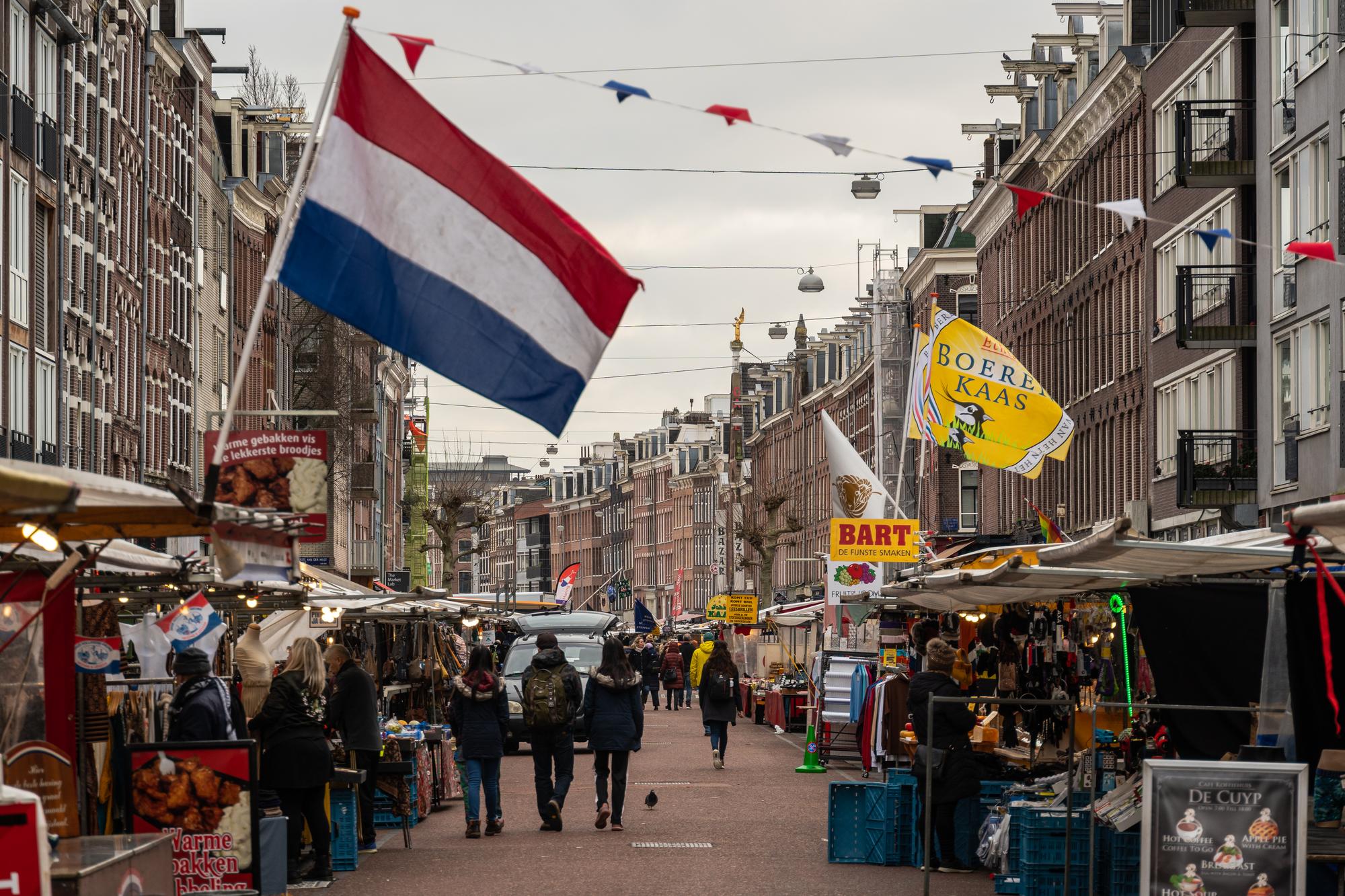 Marché Albert Cuypmarkt à Amsterdam