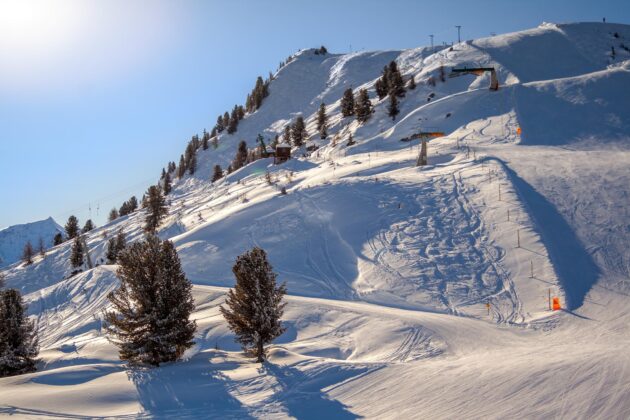 piste de ski difficile alpes