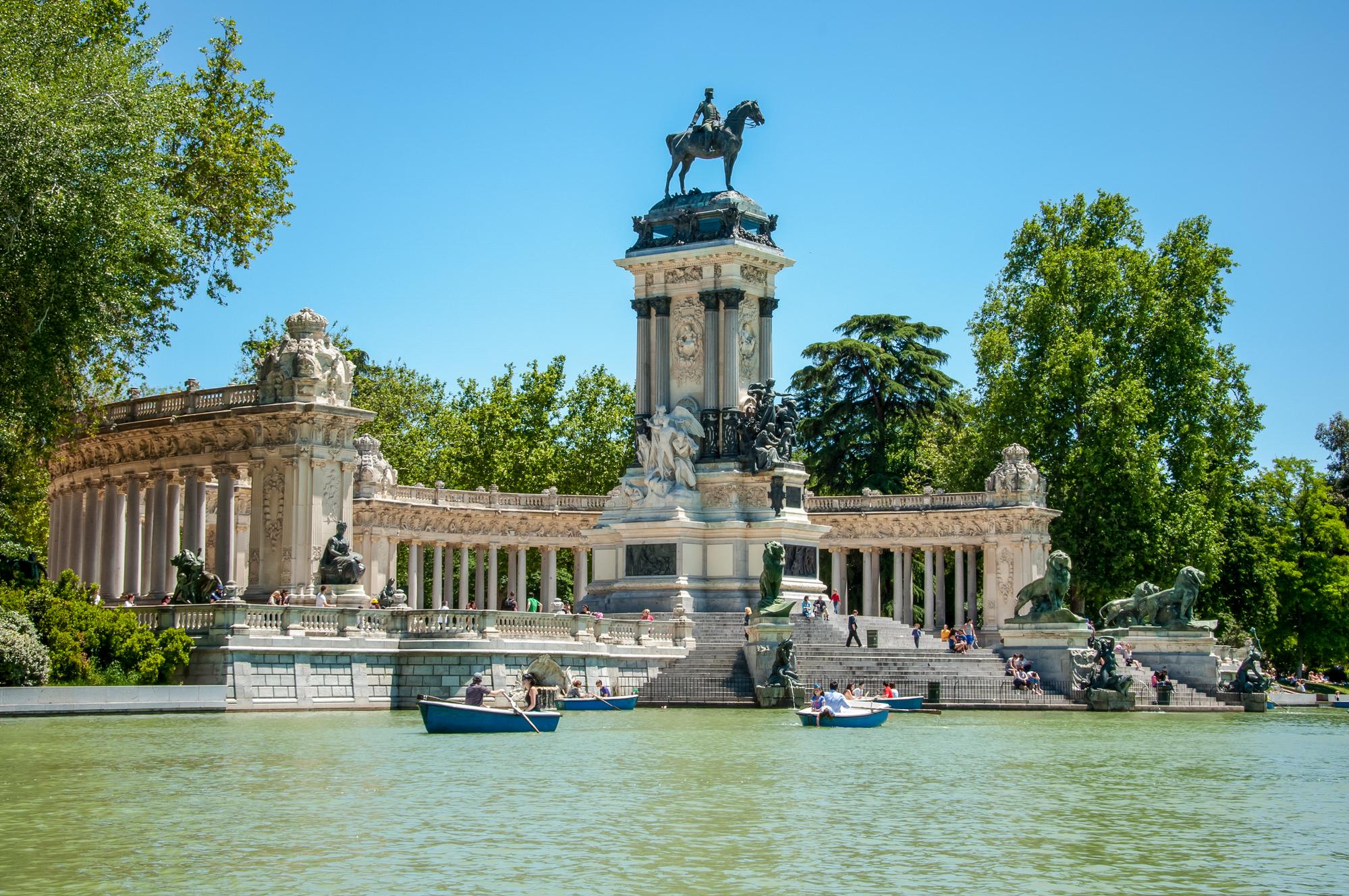 Balade dans le parc du Retiro, Madrid