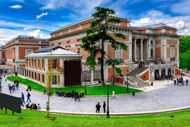 Bâtiment du Museo Nacional del Prado à Madrid, Espagne