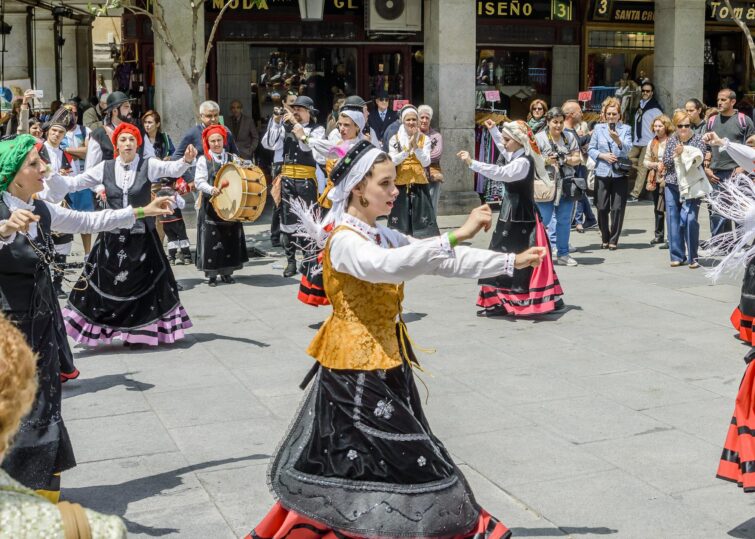 Célébration de la fête de San Isidro à Madrid en Espagne