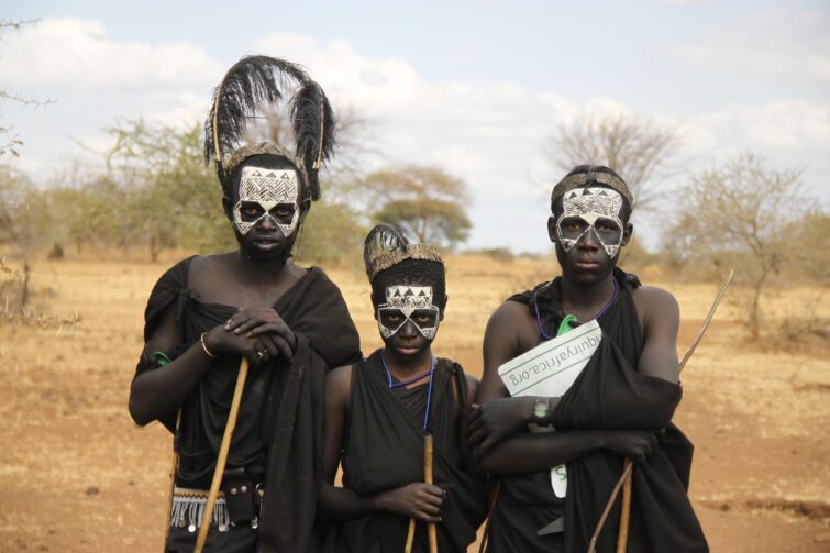 Cérémonie Massaï Eokoto e-kule en Tanzanie