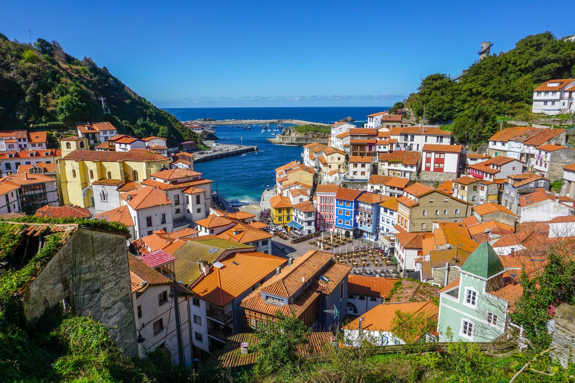 Cudillero village en Asturies