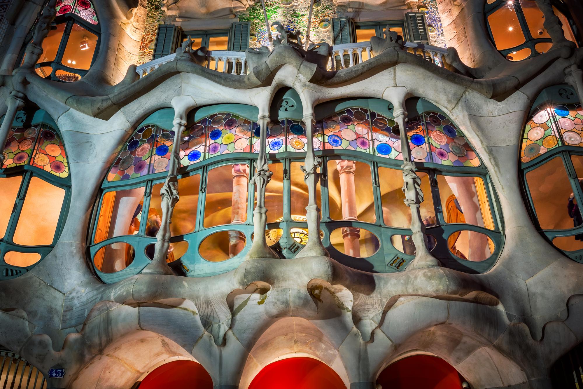 La Casa Batlló de Gaudí à Barcelone