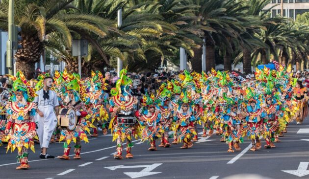 Le carnaval de Santa Cruz de Tenerife aux îles Canaries