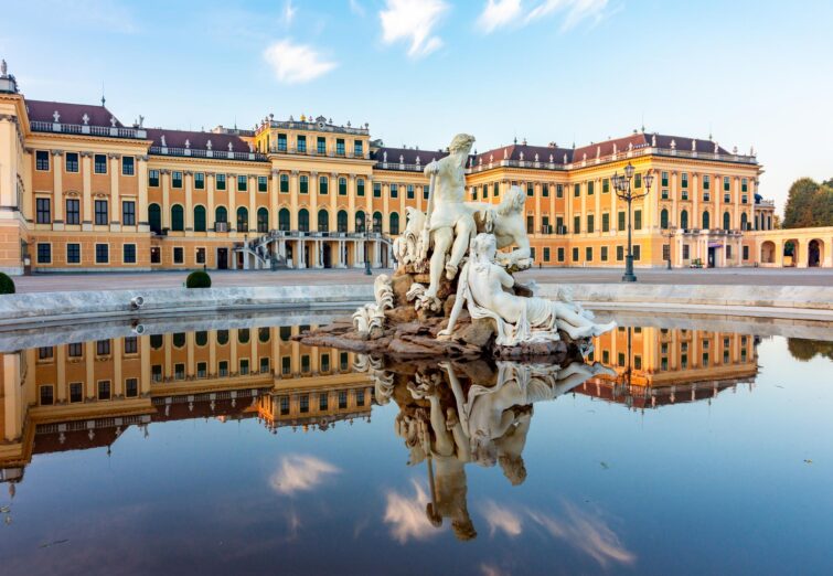 Le palais Schonbrunn à Vienne, Autriche