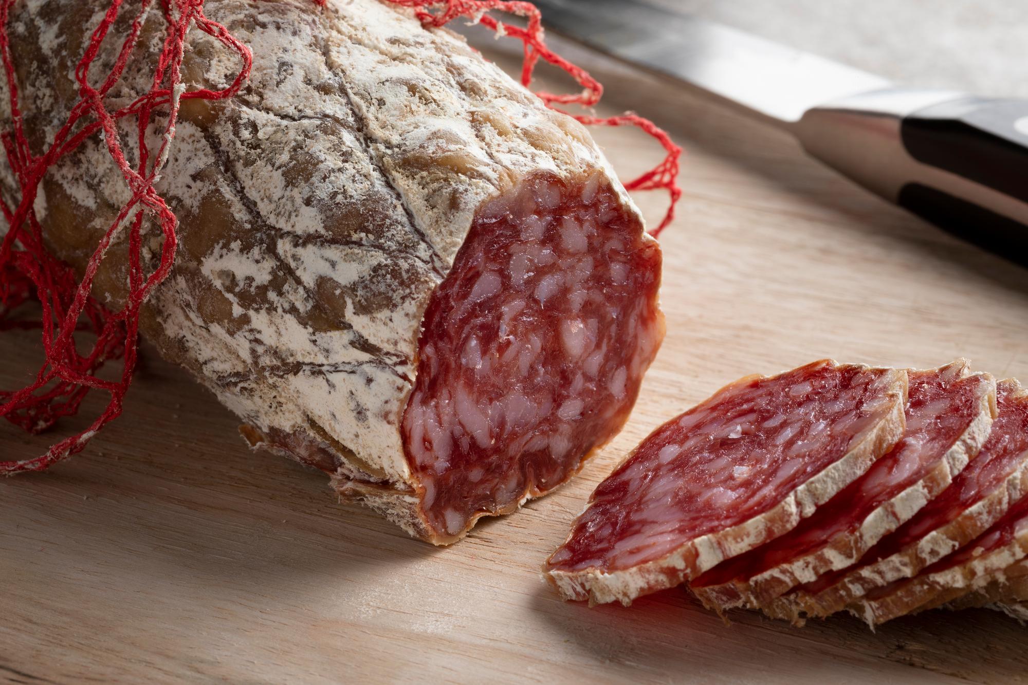 Les saucissons de Lyon, France