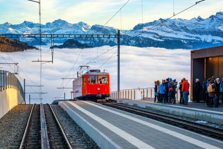 Train Mont Rigi, Suisse