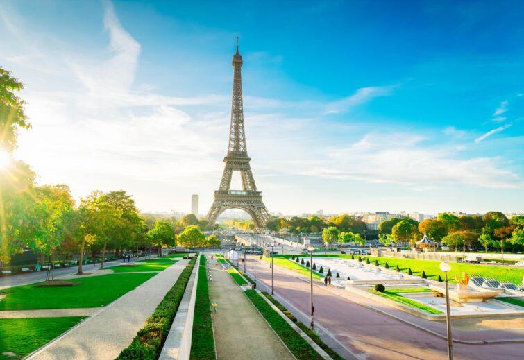 Trocadéro et tour Eiffel, Paris